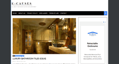 Desktop Screenshot of ecauses.org